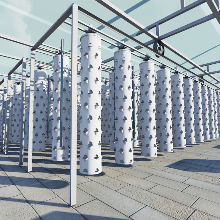 Hydroponic Tower - Inteligentna wisząca kolumna hydroponiczna, obrotowa wieża