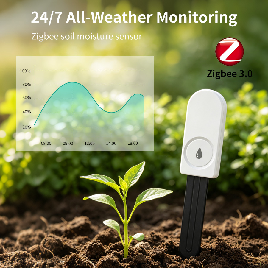 Garden Camera - Inteligentny czujnik wilgotności gleby ZigBee, miernik