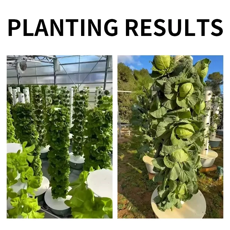 Hydroponic Tower - 9-poziomowy zestaw do uprawy roślin metodą
