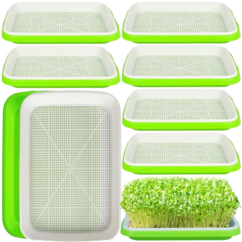 Hydroponic Grow Pod - Taca do kiełkowania mikrolistków, dwuwarstwowa taca