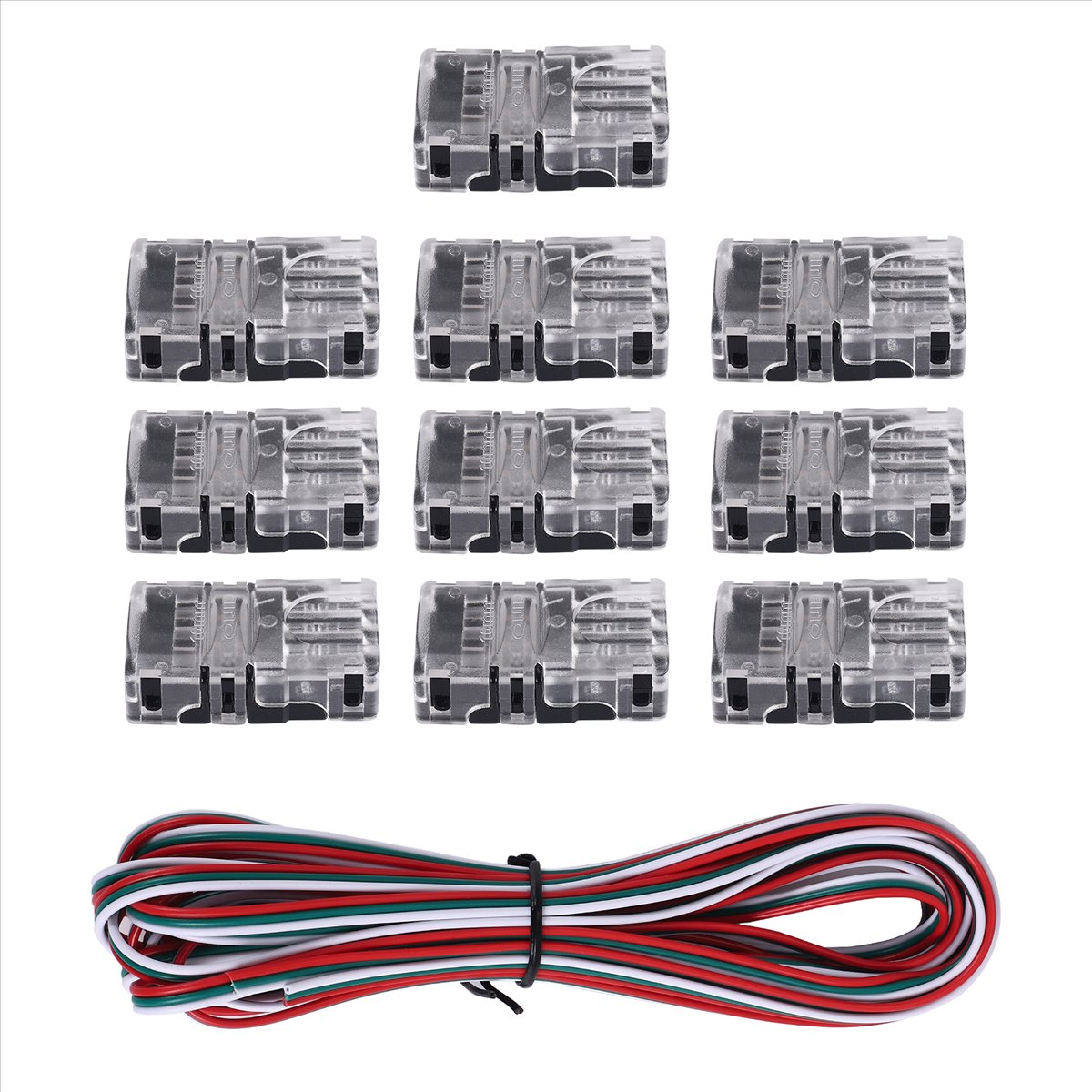 Grow Light Led - Kompatybilne 11-częściowe regulowane 3-pinowe złącza do