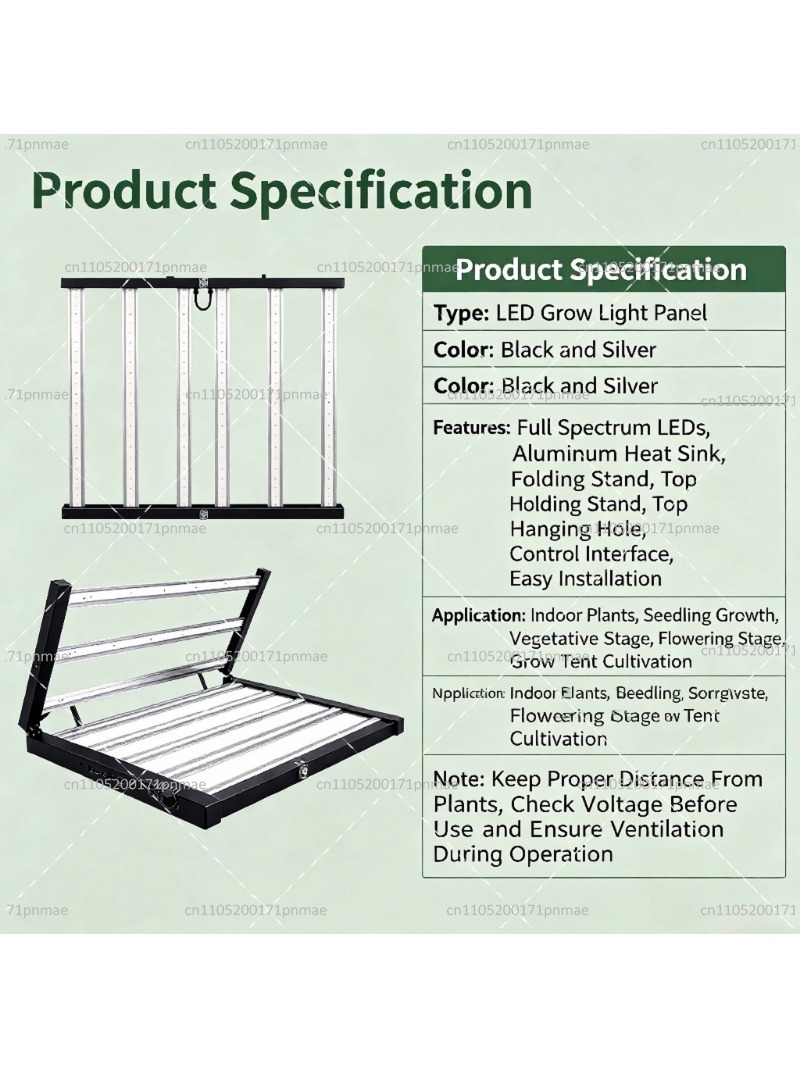 240W 360W 480W Składana lampa  – Plant Grow Light Full Spectrum recenzja i cena