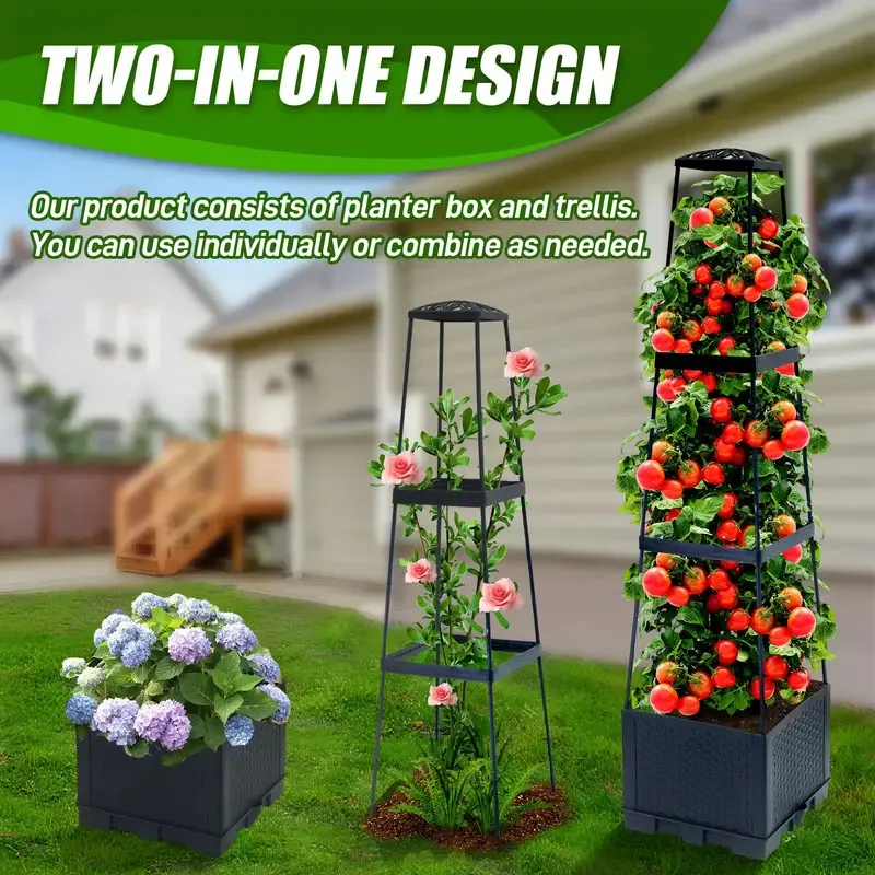 Wieża na pomidory z samonawadn – Hydroponic Tower recenzja i cena