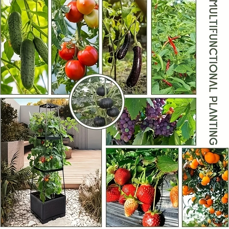 Wieża na pomidory z samonawadn – Hydroponic Tower recenzja i cena