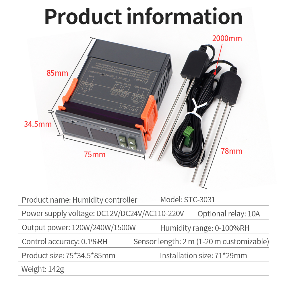 STC-3029 / 3030 / 3031 Kontrol – Plant Sensor recenzja i cena