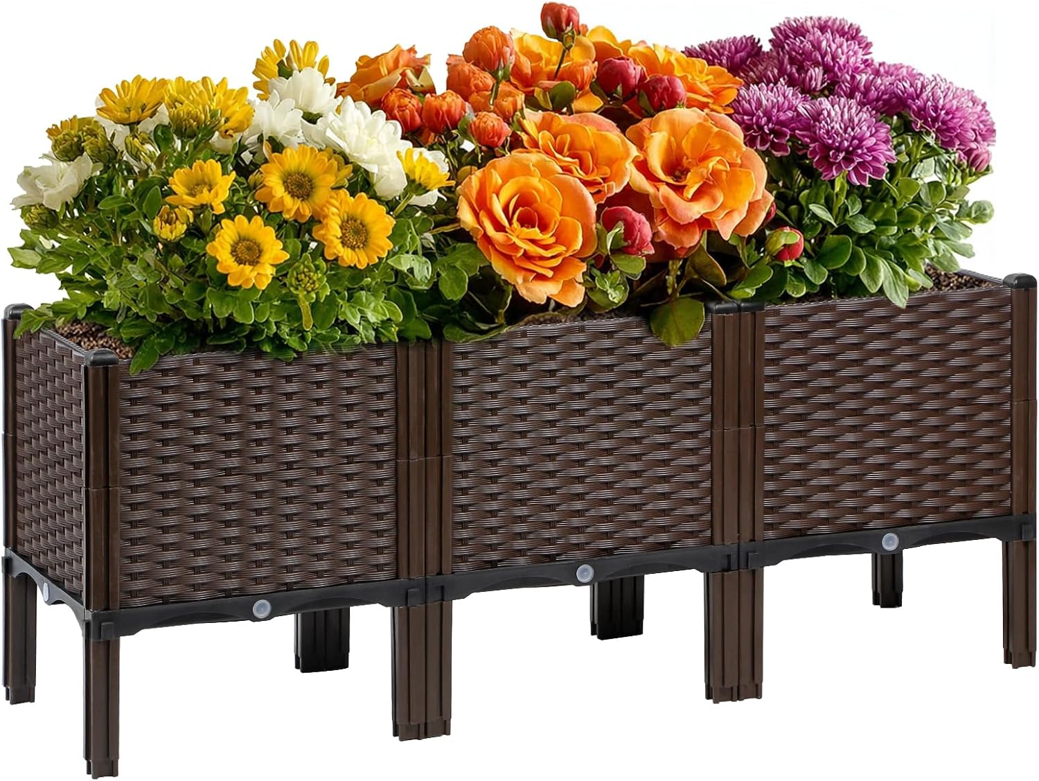Zewnętrzna doniczka rattanowa  – Self Watering Planter recenzja i cena